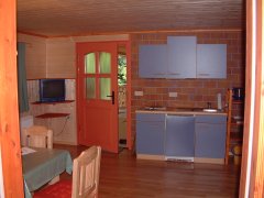 Bungalow 1a Wohnraum/Küchenzeile